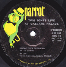 Laden Sie das Bild in den Galerie-Viewer, Tom Jones : Tom Jones Live At Caesar&#39;s Palace (7&quot;, Jukebox, Styrene)
