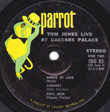 Laden Sie das Bild in den Galerie-Viewer, Tom Jones : Tom Jones Live At Caesar&#39;s Palace (7&quot;, Jukebox, Styrene)
