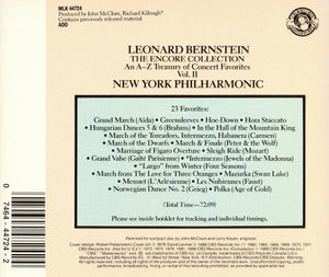 Leonard Bernstein, New York Philharmonic : The Encore Collection, Vol. II (CD, Comp)