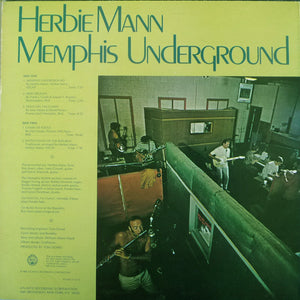 Herbie Mann : Memphis Underground (LP, Album, PR )