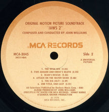 Load image into Gallery viewer, John Williams (4) : Jaws 2 (The Original Motion Picture Soundtrack) (LP, Album, Pin)
