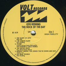 Laden Sie das Bild in den Galerie-Viewer, Otis Redding : The Dock Of The Bay (LP, Album, Mono, RE, 180)
