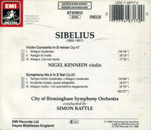 Load image into Gallery viewer, Sibelius*, Simon Rattle*, Nigel Kennedy, City Of Birmingham Symphony Orchestra : Symphony No.5 / Violin Concerto (CD, Album)
