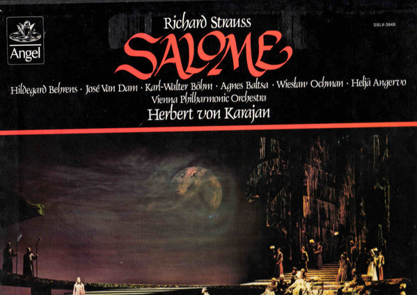 Richard Strauss - Hildegard Behrens, José van Dam, Karl-Walter Böhm, Agnes Baltsa, Wiesław Ochman, Heljä Angervo, Wiener Philharmoniker, Herbert von Karajan : Salome (2xLP + Box)