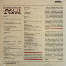 Laden Sie das Bild in den Galerie-Viewer, Luciano Pavarotti : Pavarotti My Own Story-Musical Highlights Of His Spectacular Career (2xLP, Comp)
