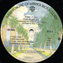 Load image into Gallery viewer, The Staples : Pass It On (LP, Album, Win)
