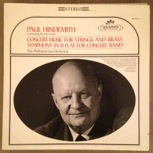 Charger l&#39;image dans la galerie, Paul Hindemith - The Philharmonia Orchestra* : Concert Music For Strings And Brass / Symphony In B Flat For Concert Band (LP, Album, RE)
