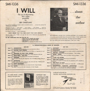 Ben Sweetland : I Will (LP)