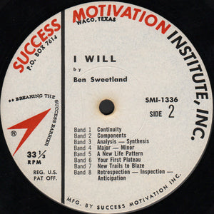 Ben Sweetland : I Will (LP)