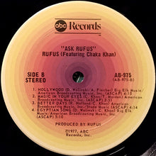 Load image into Gallery viewer, Rufus Featuring Chaka Khan* : Ask Rufus (LP, Album, Ter)
