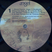 Charger l&#39;image dans la galerie, The Academy Of St. Martin-in-the-Fields, Sir Neville Marriner : Albinoni: Adagio And Music By Bach, Beethoven, Handel, Mendelssohn, Mozart, Pachelbel (LP)
