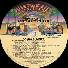 Load image into Gallery viewer, Donna Summer : On The Radio: Greatest Hits Vol. I &amp; II (2xLP, Album, Comp, 28)
