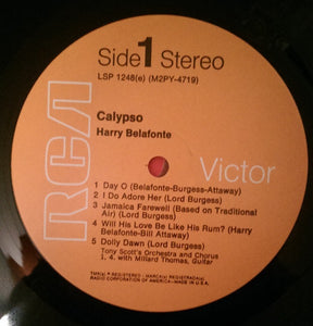 Harry Belafonte : Calypso (LP, Album, RE, Ind)