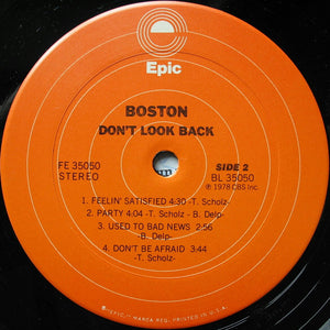 Boston : Don't Look Back (LP, Album, Ter)