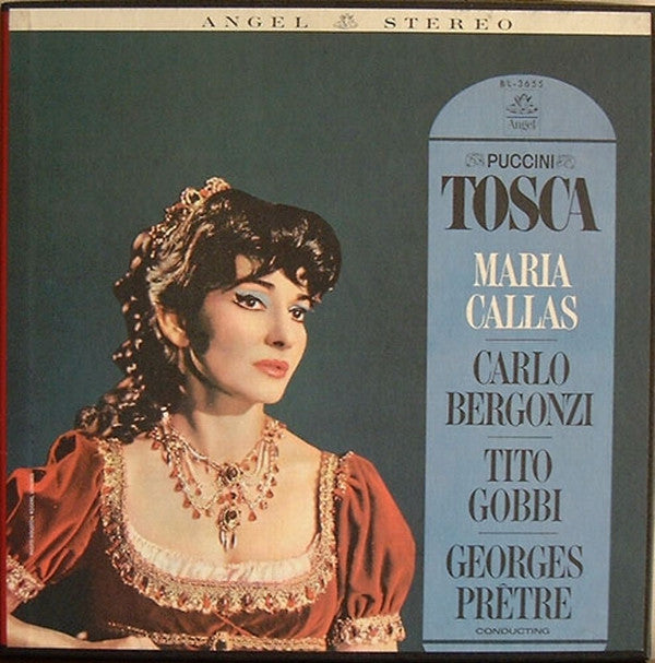 Puccini*, Maria Callas, Carlo Bergonzi, Tito Gobbi, Georges Prêtre : Tosca (2xLP + Box)