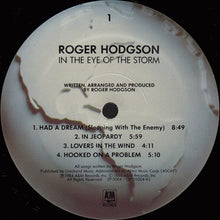 Load image into Gallery viewer, Roger Hodgson : In The Eye Of The Storm (LP, Album)

