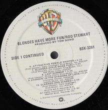 Load image into Gallery viewer, Rod Stewart : Blondes Have More Fun (LP, Album, Spe)

