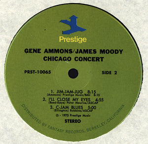 Ammons* & Moody* : Chicago Concert (LP, Album)