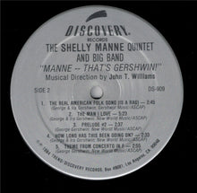 Load image into Gallery viewer, The Shelly Manne Quintet And Big Band : Manne -- That&#39;s Gershwin! (LP, Album, RE)
