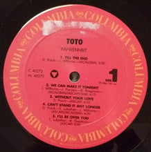 Load image into Gallery viewer, Toto : Fahrenheit (LP, Album, Pit)
