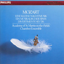 Load image into Gallery viewer, Mozart*, Academy Of St. Martin-in-the-Fields&#39; Chamber Ensemble* : Eine Kleine Nachtmusik / Ein Musikalischer Spass / Divertimento KV 136 (CD, Album)
