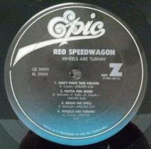 Load image into Gallery viewer, REO Speedwagon : Wheels Are Turnin' (LP, Album, Car)
