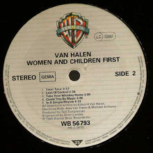 Laden Sie das Bild in den Galerie-Viewer, Van Halen : Women And Children First (LP, Album)
