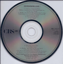 Load image into Gallery viewer, Michael Tilson Thomas | Sarah Vaughan, Los Angeles Philharmonic Orchestra : Gershwin Live! (CD, Album, RE)
