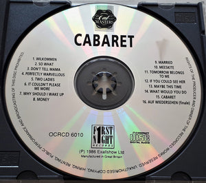 Wayne Sleep : Cabaret (CD, Album)