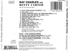 Load image into Gallery viewer, Ray Charles And Betty Carter : Ray Charles And Betty Carter (CD, Album, RE)
