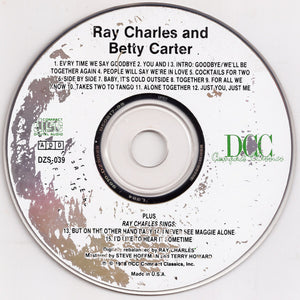 Ray Charles And Betty Carter : Ray Charles And Betty Carter (CD, Album, RE)