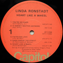 Charger l'image dans la galerie, Linda Ronstadt : Heart Like A Wheel (LP, Album, RP, Los)
