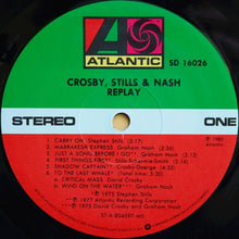 Load image into Gallery viewer, Crosby, Stills &amp; Nash : Replay (LP, Comp, MO )
