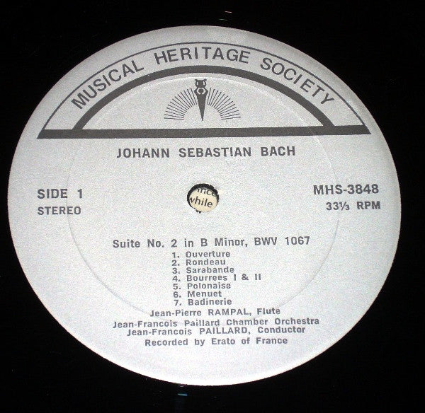 Buy Johann Sebastian Bach, Jean-Pierre Rampal, Jean-Francois Paillard ...