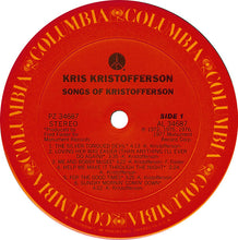 Load image into Gallery viewer, Kris Kristofferson : Songs Of Kristofferson (LP, Album, Comp)
