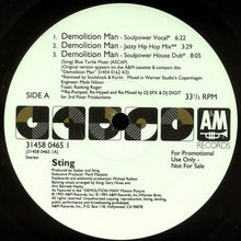 Laden Sie das Bild in den Galerie-Viewer, Sting : Demolition Man (The Underground Mixes) (12", Promo)
