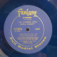 Charger l'image dans la galerie, Korla Pandit : An Evening With Korla Pandit (A Concert Performance) (LP, Album, Blu)
