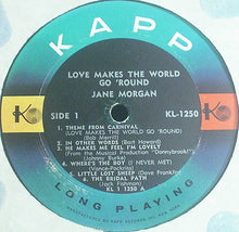 Laden Sie das Bild in den Galerie-Viewer, Jane Morgan : Love Makes The World Go Round (LP, Album, Mono)
