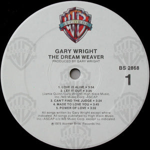 Gary Wright : The Dream Weaver (LP, Album, RE)