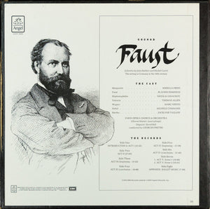 Gounod*, Placido Domingo, Mirella Freni, Nicolai Ghiaurov, Georges Prêtre, Thomas Allen, Michèle Command, Jocelyne Taillon, Marc Vento, Paris Opera Chorus* & Orchestra* : Faust (4xLP + Box, Album)