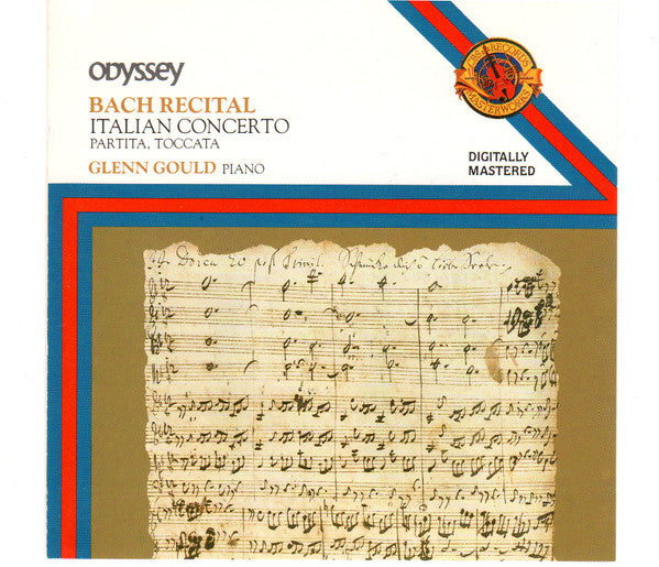 Bach*, Glenn Gould : Bach Recital - Italian Concerto - Partita, Toccata (CD, Comp, RE)