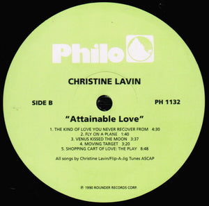 Christine Lavin : Attainable Love (LP, Album)