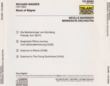 Laden Sie das Bild in den Galerie-Viewer, Wagner*, Minnesota Orchestra, Neville Marriner* : Music Of Wagner (CD, Album)
