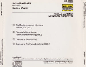 Wagner*, Minnesota Orchestra, Neville Marriner* : Music Of Wagner (CD, Album)