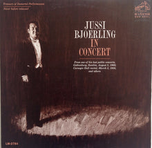Load image into Gallery viewer, Jussi Bjoerling* : In Concert (LP, Mono)
