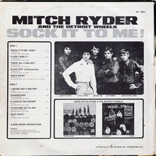Load image into Gallery viewer, Mitch Ryder And The Detroit Wheels* : Sock It To Me! (LP, Album, RP, Mon)
