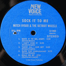 Load image into Gallery viewer, Mitch Ryder And The Detroit Wheels* : Sock It To Me! (LP, Album, RP, Mon)

