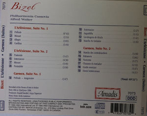 Bizet* | Philharmonia Cassovia, Alfred Walter : L'Arlésienne Suites, Carmen Suites (CD, Album)