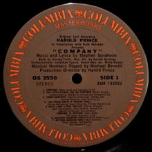 Load image into Gallery viewer, Original Broadway Cast* : Company (A Musical Comedy) (Original Cast Recording) (LP, Album, RE)
