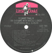 Load image into Gallery viewer, George Carlin : An Evening With Wally Londo Featuring Bill Slaszo (LP, Album, Pre)
